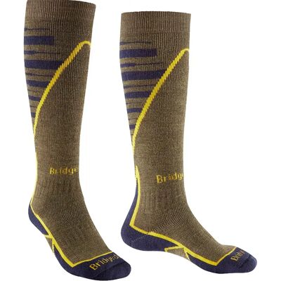 Bridgedale Calcetines Ski Heavyweight Olive / Navy EU 40-43 Bridgedale Calcetines Ski Heavyweight Olive / Navy EU 40-43