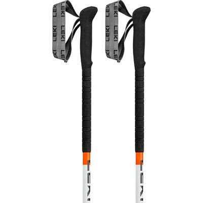Leki Bastones Skysolo White / Black / Neonorange 110-145 cm Leki Bastones Skysolo White / Black / Neonorange 110-145 cm
