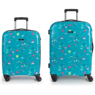 Gabol Juego De Bolsas De Viaje Acqua-cabin/medium Turquesa One Size Gabol Juego De Bolsas De Viaje Acqua-cabin/medium Turquesa One Size