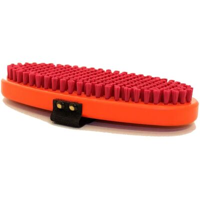 Cepillo oval de nylon rojo fino Swix T190o - Para esquís o snowboard Cepillo oval de nylon rojo fino Swix T190o - Para esquís o snowboard