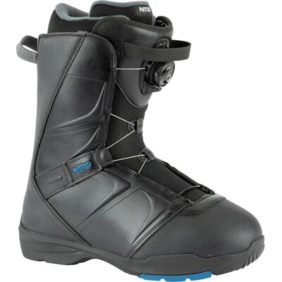 Nitro Botas De Snowboard Rise Boa Black 24.5 Nitro Botas De Snowboard Rise Boa Black 24.5