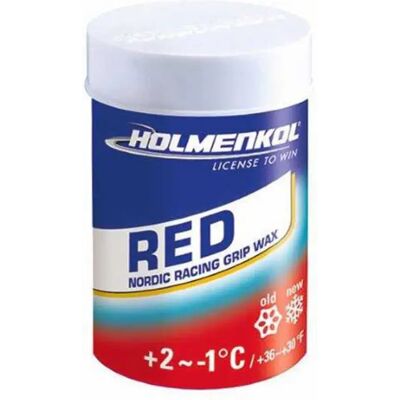 Holmenkol Cera Grip red +2°c/-1°c 45 G Red One Size Holmenkol Cera Grip red +2°c/-1°c 45 G Red One Size