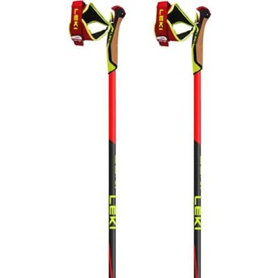 Leki Bastones Hrc Marathon Rollerski Bright Red / Neon Yellow / Black 170 cm Leki Bastones Hrc Marathon Rollerski Bright Red / Neon Yellow / Black 170 cm