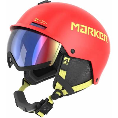 Marker Casco Con Visera Vijo+ Red / Yellow 47-51 cm Marker Casco Con Visera Vijo+ Red / Yellow 47-51 cm