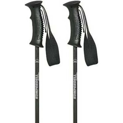 Komperdell Bastones Rental Carbon Black / Blue 125 cm Komperdell Bastones Rental Carbon Black / Blue 125 cm