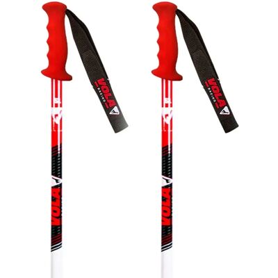 Bastón de Esquí VOLA 130 cm Rojo - Bastón de Esquí Bastón de Esquí VOLA 130 cm Rojo - Bastón de Esquí