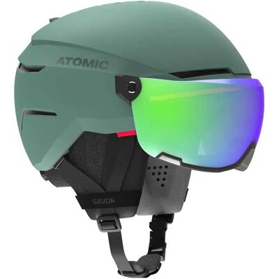 Atomic Casco Con Visera Savor Visor Stereo Green 55-59 cm Atomic Casco Con Visera Savor Visor Stereo Green 55-59 cm