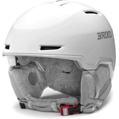 Briko Casco Yuki Matt Shiny White / Silver XL Briko Casco Yuki Matt Shiny White / Silver XL