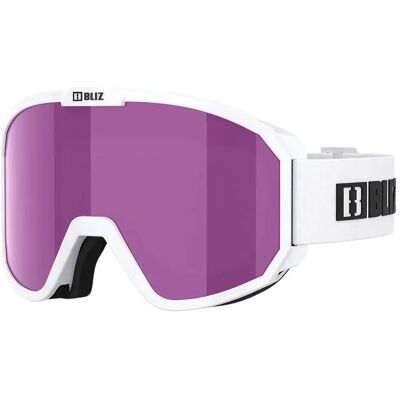 Bliz Máscara Esquí Rave Matt White W Black Logo Brown W Pink Multi/CAT3 Bliz Máscara Esquí Rave Matt White W Black Logo Brown W Pink Multi/CAT3