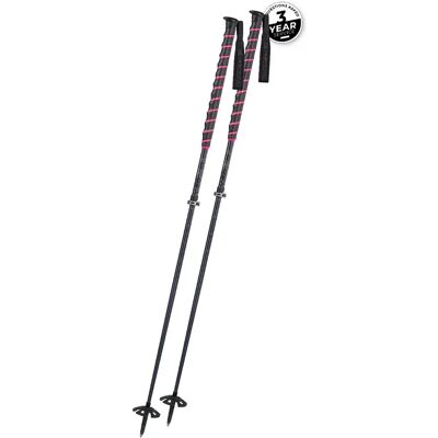 Komperdell Bastones Big Art Titanal Vario Black / Pink 110-140 cm Komperdell Bastones Big Art Titanal Vario Black / Pink 110-140 cm