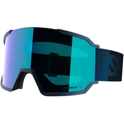 Salomon Máscara Esquí S/view 3 Dress Blue Mid Blue/CAT2 Salomon Máscara Esquí S/view 3 Dress Blue Mid Blue/CAT2