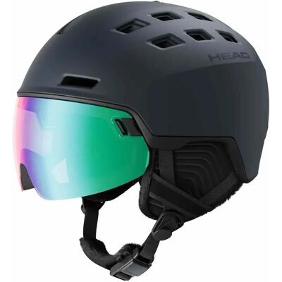 Head Casco Con Visera Radar Photo Anthracite 52-55 cm Head Casco Con Visera Radar Photo Anthracite 52-55 cm