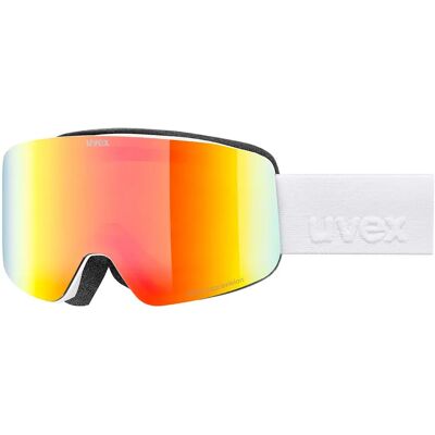 UVEX Máscara Esquí Pwdr Fm White Matt Supravision Green-Clear/CAT2 UVEX Máscara Esquí Pwdr Fm White Matt Supravision Green-Clear/CAT2