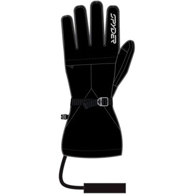 Spyder Guantes Synthesis Black M Spyder Guantes Synthesis Black M