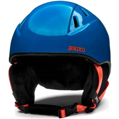 Briko Casco Junior Makalu Shiny Lochmara Blue / Pomegranate Red S-M Briko Casco Junior Makalu Shiny Lochmara Blue / Pomegranate Red S-M
