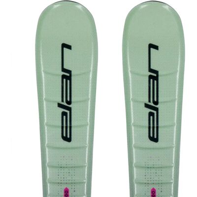Elan Pack De Esquís Alpinos Junior Starr Shift+el 4.5 Gw Ca White / Aqua / Fuchsia 110 cm Elan Pack De Esquís Alpinos Junior Starr Shift+el 4.5 Gw Ca White / Aqua / Fuchsia 110 cm