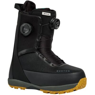 Burton Botas De Snowboard Para Mujer Waverange Plus Wide Black 24.0 Burton Botas De Snowboard Para Mujer Waverange Plus Wide Black 24.0
