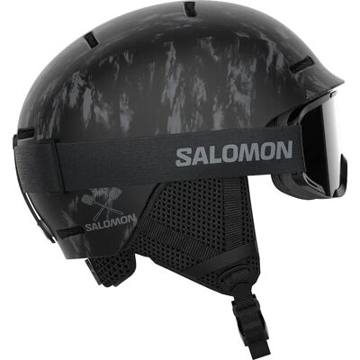 Combo de Casco y Gafas Salomon Player JR - Certificado de Seguridad, Ajustable Combo de Casco y Gafas Salomon Player JR - Certificado de Seguridad, Ajustable