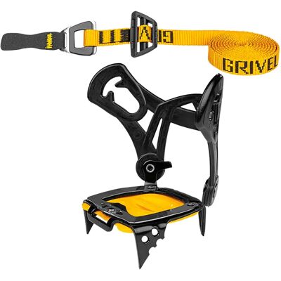 Grivel Parte Trasera De La Crampona Steel Lt Nc ×2 Con Fijación De Plástico Silver / Yellow One Size Grivel Parte Trasera De La Crampona Steel Lt Nc ×2 Con Fijación De Plástico Silver / Yellow One Size