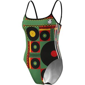 Adidas Traje De Baño Jamaica Originals U-back Vivid Green / Black / White 42 Adidas Traje De Baño Jamaica Originals U-back Vivid Green / Black / White 42