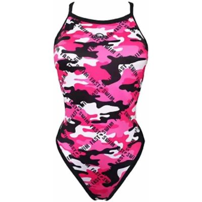 Turbo Traje De Baño Revolution Camo Letters Pink 2XL Turbo Traje De Baño Revolution Camo Letters Pink 2XL
