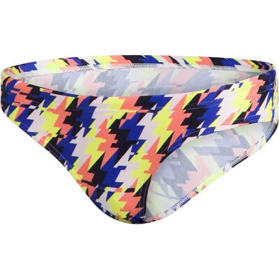 Speedo Braguita Del Bikini Allover Hipster Siren Red / Blue Flame / Fluo Yellow UK 32 Speedo Braguita Del Bikini Allover Hipster Siren Red / Blue Flame / Fluo Yellow UK 32