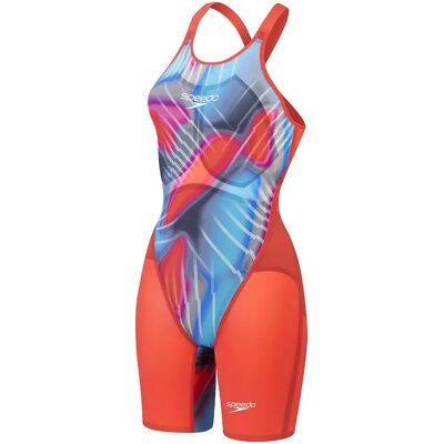 Speedo Bañador De Competición Con Espalda Cerrada Fastskin Lzr Pure Valor 2.0 Kneeskin Flame Red / Picton Blue UK 20 Speedo Bañador De Competición Con Espalda Cerrada Fastskin Lzr Pure Valor 2.0 Kneeskin Flame Red / Picton Blue UK 20
