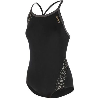 Zone3 Traje De Baño Iconic Bound Black / Gold 36 Zone3 Traje De Baño Iconic Bound Black / Gold 36