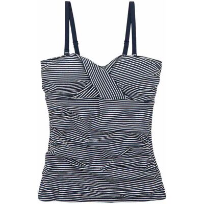 Regatta Tankini Aceana Navy / White Soccer Stripe 34 Regatta Tankini Aceana Navy / White Soccer Stripe 34