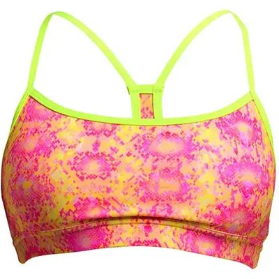 Funkita Top De Bikini Eco Swim Crop Poison Pink AUS 10 Funkita Top De Bikini Eco Swim Crop Poison Pink AUS 10