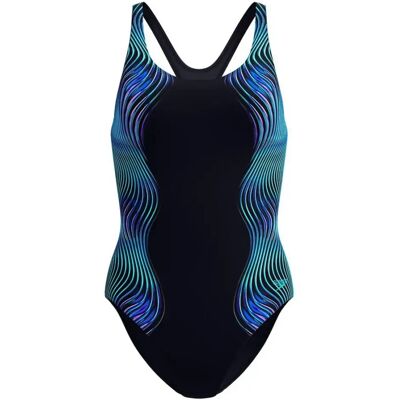 Speedo Traje De Baño Print Medalist Anthracite UK 38 Speedo Traje De Baño Print Medalist Anthracite UK 38