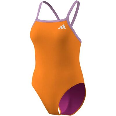 Adidas Traje De Baño Thin Straps V-back Pure Tangerine / Bliss Lilac 38 Adidas Traje De Baño Thin Straps V-back Pure Tangerine / Bliss Lilac 38