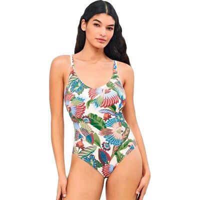 Gisela Traje De Baño Printed Tribal Plus Size Printed 48 Gisela Traje De Baño Printed Tribal Plus Size Printed 48