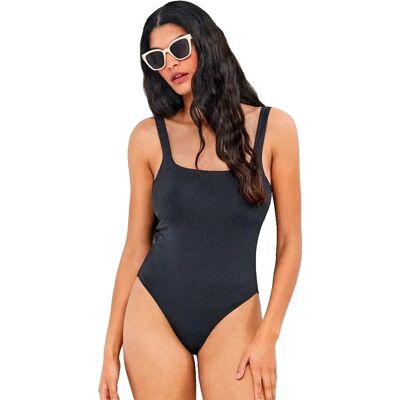 Gisela Traje De Baño Square Neck Black S Gisela Traje De Baño Square Neck Black S