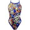 Turbo Sirenas Map Swimsuit Azul 4XL Mujer