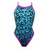 Turbo Animal Swimsuit Azul L Mujer