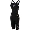 Speedo Fastskin Lzr Pure Intent Open Back Kneeskin Swimsuit Negro UK 30 Mujer