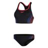 Speedo Placement Bikini Negro UK 36 Mujer