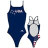 Turbo Usa Swimsuit Azul XL Mujer