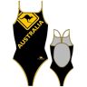 Turbo Australia Kangaroo Signal Swimsuit Negro 3XL Mujer