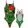 Turbo Christmas Swimsuit Verde L Mujer