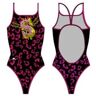 Turbo Tiger Money Rapper Swimsuit Negro 3XL Mujer