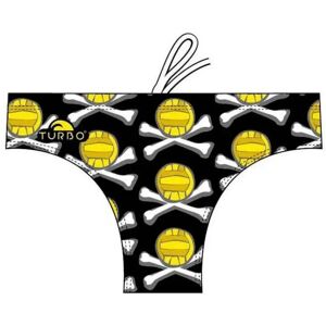 Turbo Bañador Slip Bones Black / Yellow 3XL Turbo Bañador Slip Bones Black / Yellow 3XL