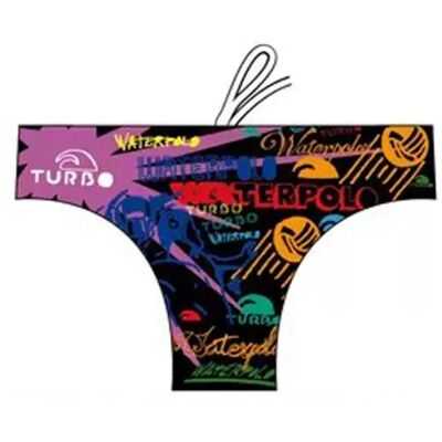 Turbo Bañador Slip Writting Multicoloured 5XL Turbo Bañador Slip Writting Multicoloured 5XL