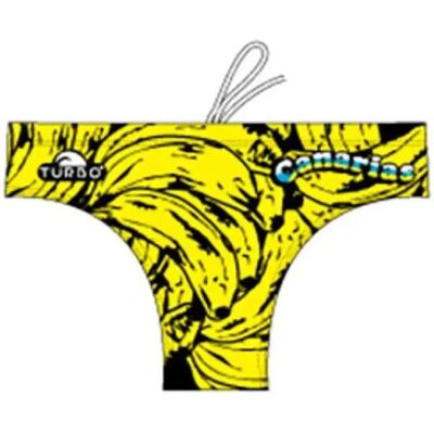 Turbo Bañador Slip Canarias Bananas white / black 5XL Turbo Bañador Slip Canarias Bananas white / black 5XL