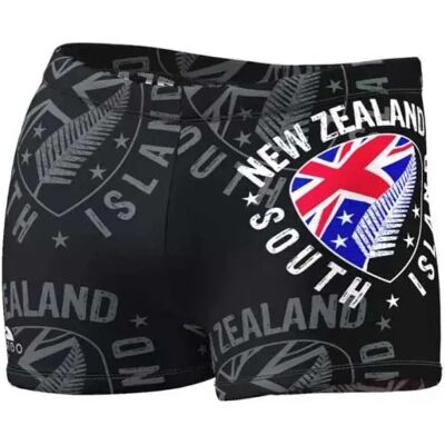 Turbo Bañador Bóxer New Zealand Shield Black M Turbo Bañador Bóxer New Zealand Shield Black M
