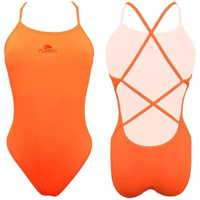 Turbo Traje De Baño Patron Sirene Orange Fluor 24 Meses Turbo Traje De Baño Patron Sirene Orange Fluor 24 Meses