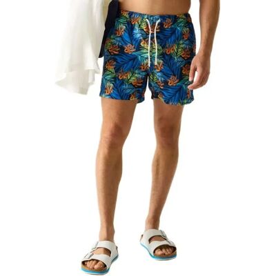 Regatta Bañador Corto Loras Navy Tropical Leaf L Regatta Bañador Corto Loras Navy Tropical Leaf L