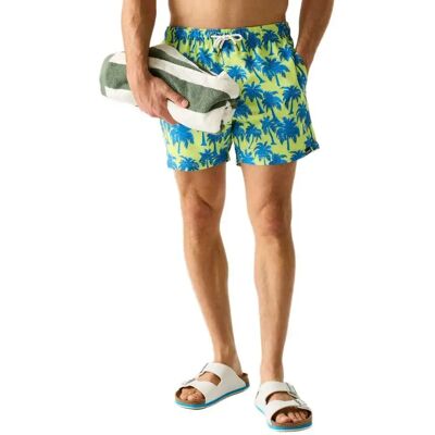 Regatta Bañador Corto Loras Sharp Green / Sonic Blue Palm XL Regatta Bañador Corto Loras Sharp Green / Sonic Blue Palm XL