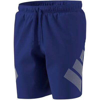 Adidas Bañador Corto Big Bars 8´´ Semi Lucid Blue / White XL Adidas Bañador Corto Big Bars 8´´ Semi Lucid Blue / White XL